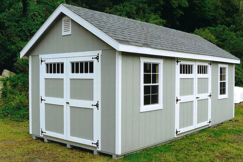 Deluxe Cape Shed No Dormer