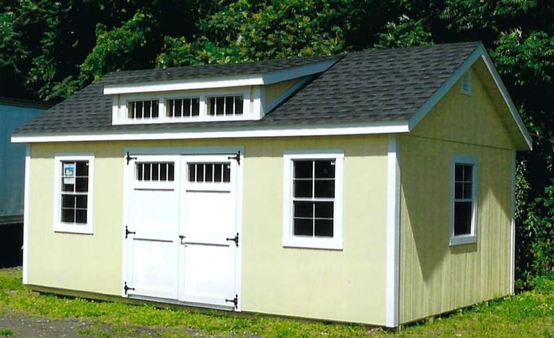 Deluxe Cape Shed Package with Dormer