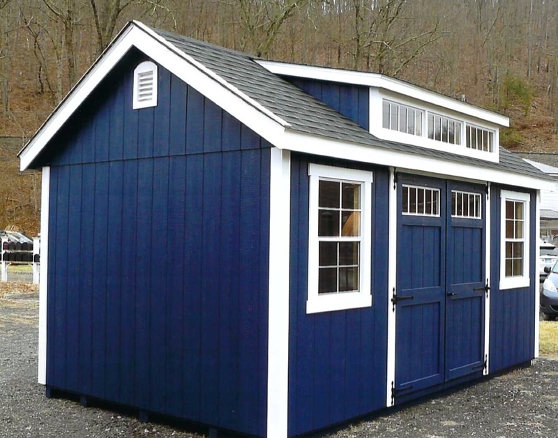 Deluxe Cape Shed Package with Dormer