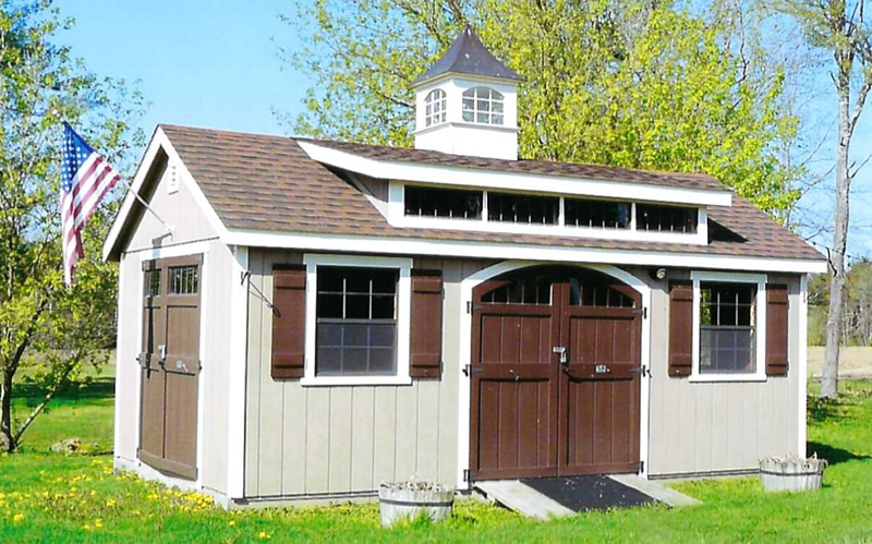 Deluxe Cape Shed Package with Dormer
