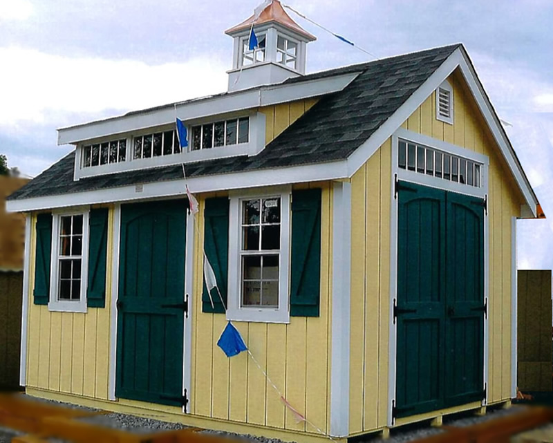 Deluxe Cape Shed Package with Dormer