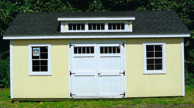 Deluxe Cape Shed Package with Dormer