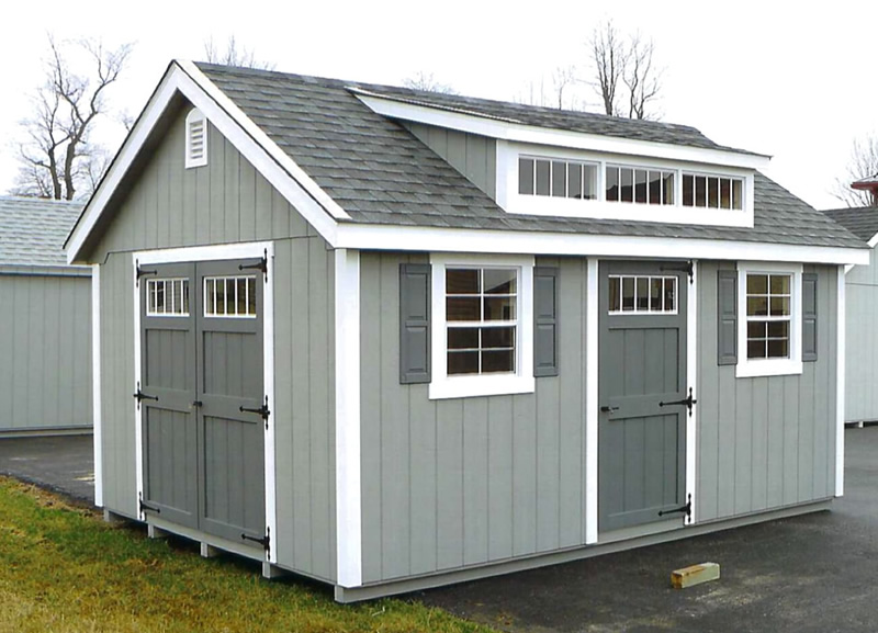 Deluxe Cape Shed Package with Dormer
