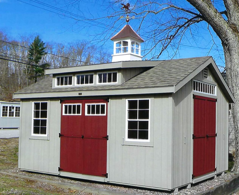 Deluxe Cape Shed Package with Dormer