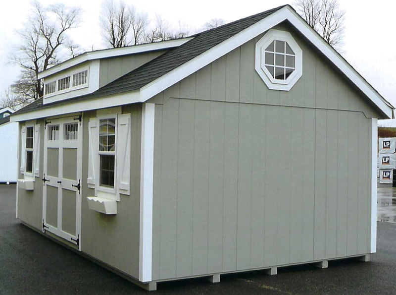 Deluxe Cape Shed Package with Dormer