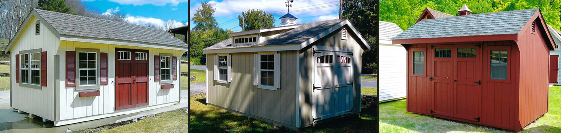 Deluxe Quaker SaltBox Sheds