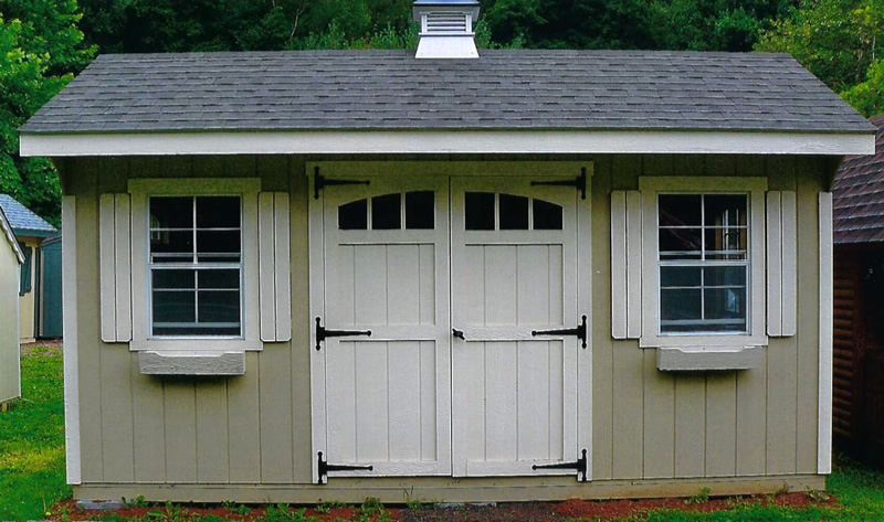 Deluxe Quaker SaltBox Shed