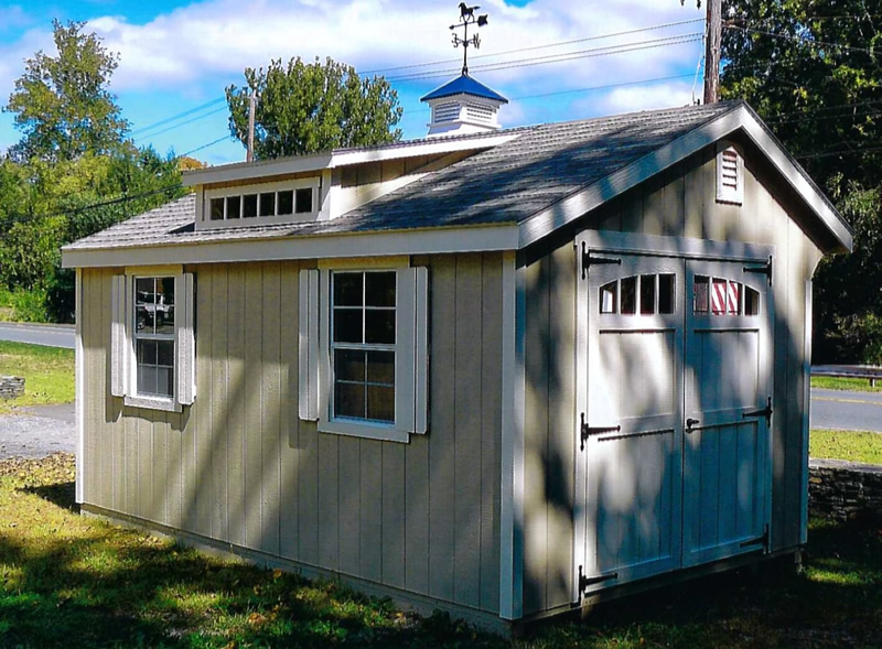 Deluxe Quaker SaltBox Shed