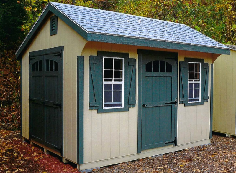Deluxe Quaker SaltBox Shed
