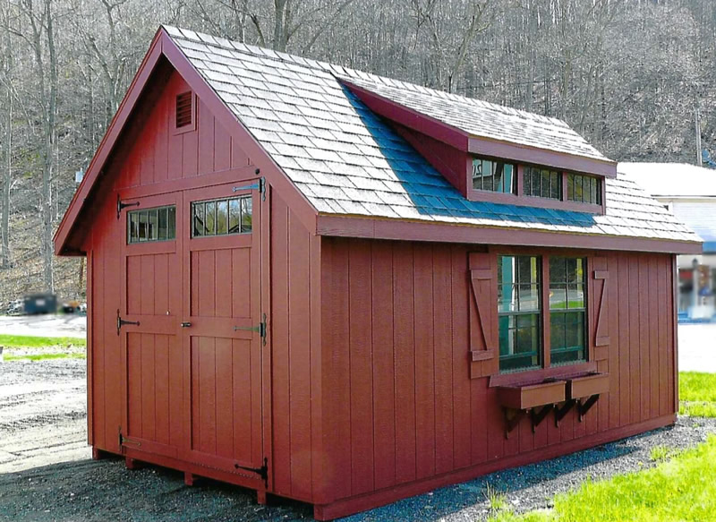 Swiss Alpine Shed with Dormer