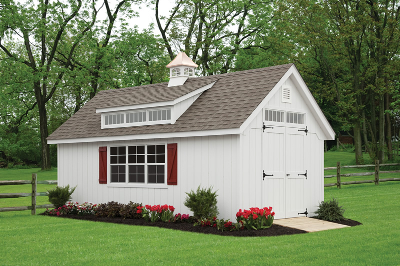 Swiss Alpine Shed with Dormer