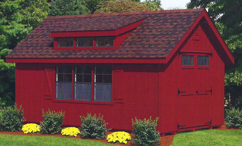 Swiss Alpine Shed with Dormer